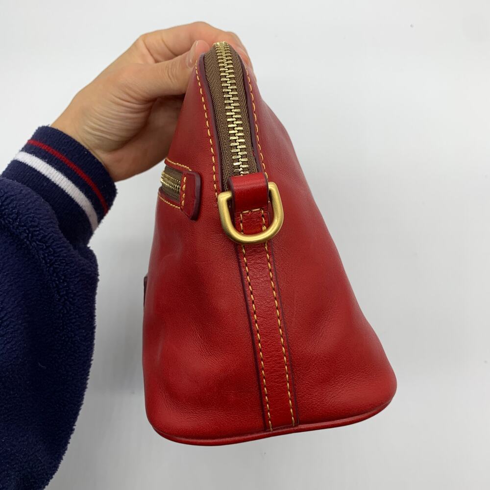 Dooney & Bourke Red Leather Crossbody Bag - Picture 8 of 14